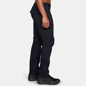 2 PAIR UNDER ARMOUR Enduro Tactical Cargo Pants 32/30 Black Polyester Ripstop